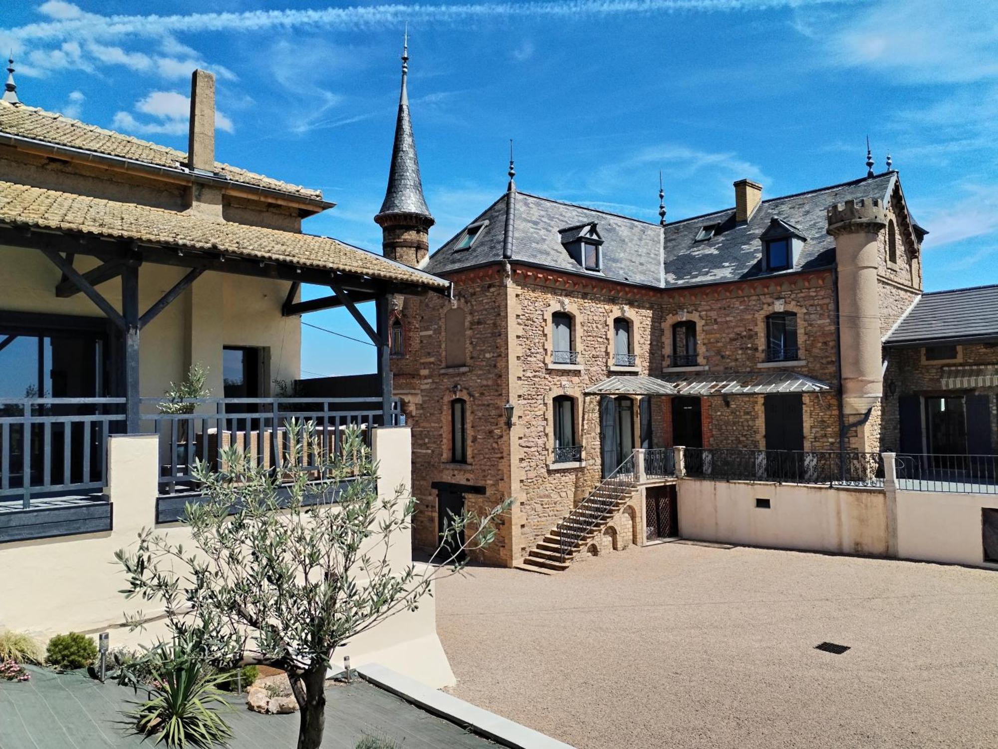 Le Petit Chateau De Sathonat - Horizon Paradis Saint-Amour-Bellevue Exteriör bild